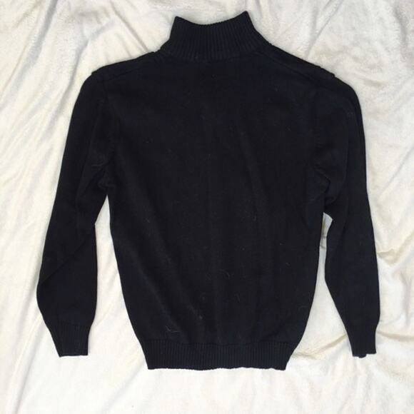 Tricots St. Raphael Striped Quarter Zip Sweater | Sz L - Picture 4 of 4